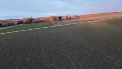 Flying in the open field in Winter 2024